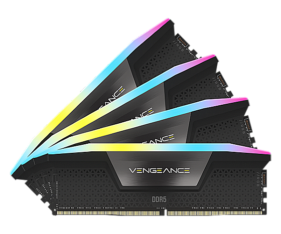 �. ����� CORSAIR VENGEANCE RGB 64GB 4x16GB DDR5 6200MHz C32