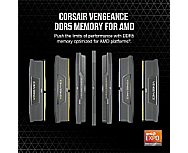 �. ����� Corsair VENGEANCE 64GB 2x32 DDR5 6000MHz C40 AMD EXPO