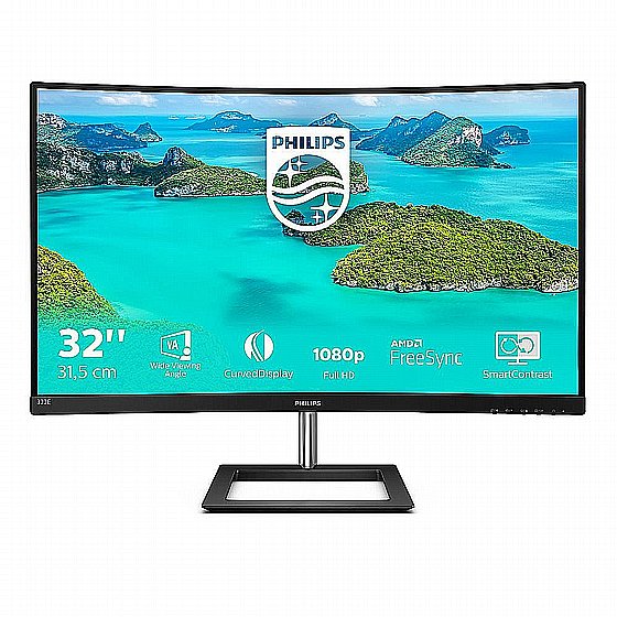��� ���� PHILIPS Full HD Curved LCD display 322E1C VA 4ms FHD 75Hz Tilt