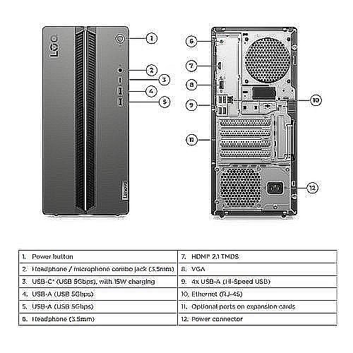 ���� ���� Lenovo IdeaCentre LOQ 17IRR9 - I5-14400F | 16GB | 1TB NVMe | RTX4060 8GB | WIN11H | 3Y-OS