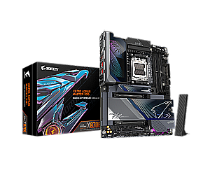 לוח אם Gigabyte X870E A MASTER X X3D 10GB/5GB lan Wifi 7 Usb 4.0 לוח אם Gigabyte X870E A MASTER X X3D 10GB/5GB lan Wifi 7 Usb 4.0