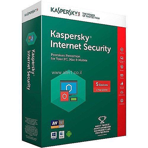���� ����� ����� �� Kaspersky KIS 5PC 1Year