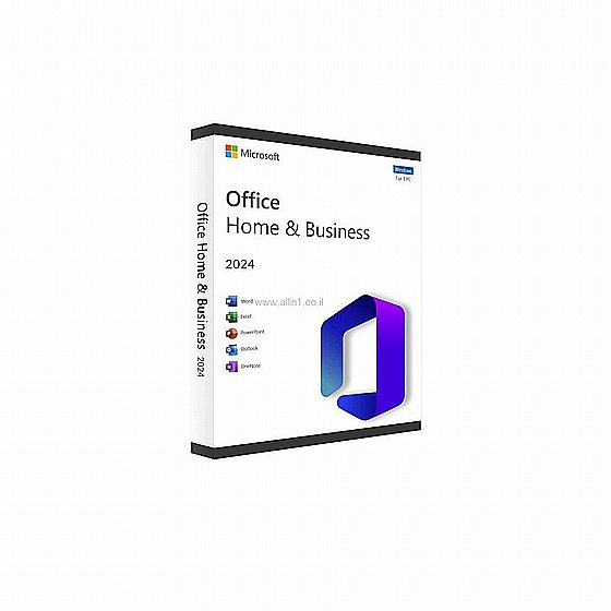 ����� ������� Microsoft Office Home and Business 2024 Hebrew Middle East