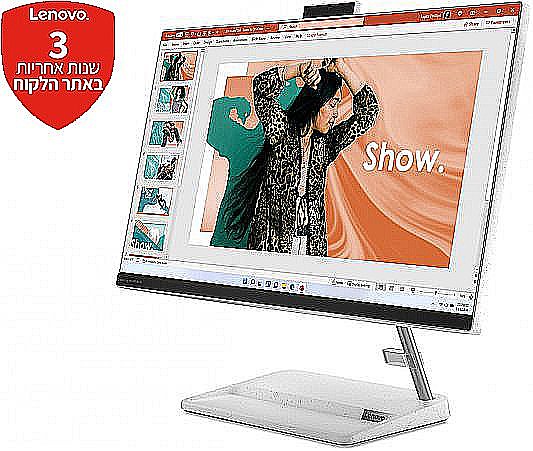 IdeaCentre AIO 3 27IAP7 I7/16G/1TSSD/DOS/WHITE- 3Y