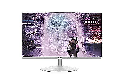 ��� ���� MAG 23.8" LED monitor WHITE F24IPSEW FHD 100HZ IPS antiglare
