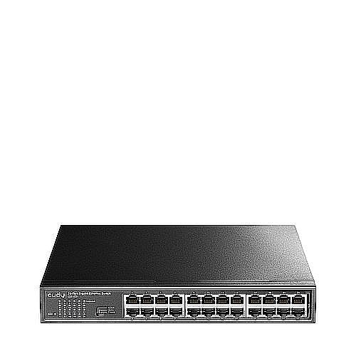 ��� ��� ����� ������ CUDY GS1024 24 Ports Gigabit Switch