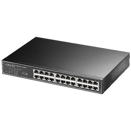 ��� ��� ����� ������ CUDY GS1024 24 Ports Gigabit Switch