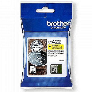LC422Y מיכל דיו של brother - צהוב LC422Y מיכל דיו של brother - צהוב