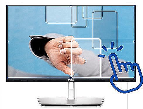 Dell 24 Touch USB-C Hub Monitor - P2424HT, 60.5cm (23.8")