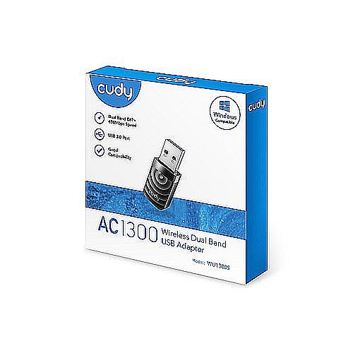���� ��� ������ CUDY WU1300S-IL AC1300 Dual Band USB