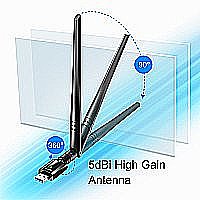 ���� ��� ������ CUDY WU1400 AC1300 Dual Band USB