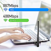 ���� ��� ������ CUDY WU1400 AC1300 Dual Band USB